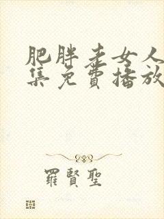 肥胖老女人40集免费播放电视剧