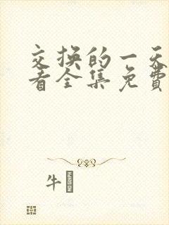 交换的一天在线看全集免费观看封面