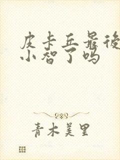 皮卡丘最后离开小智了吗