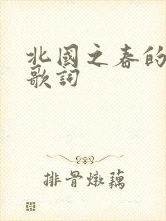 北国之春的日语歌词