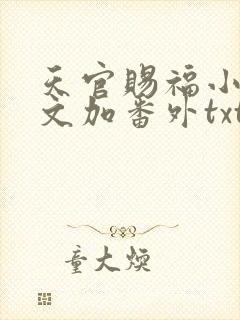 天官赐福小说全文加番外txt