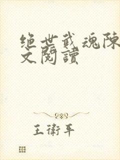 绝世武魂陈枫全文阅读