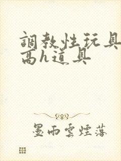 调教性玩具np高h道具