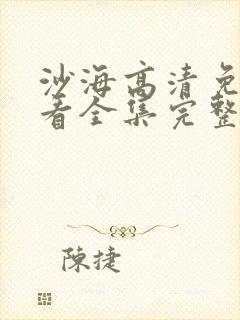 沙海高清免费观看全集完整版