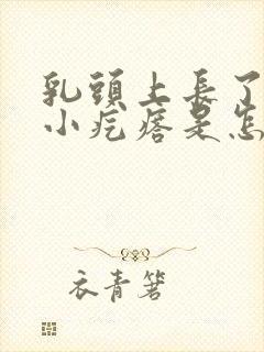 乳头上长了一个小疙瘩是怎么回事封面