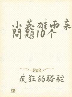 小英雄雨来提出问题10个