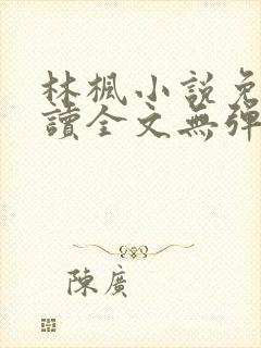 林枫小说免费阅读全文无弹窗