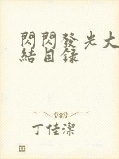 闪闪发光大团圆结目录