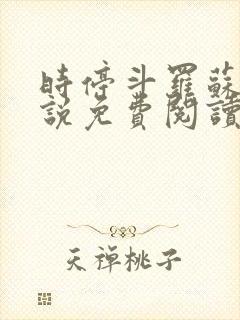 时停斗罗苏旭小说免费阅读封面