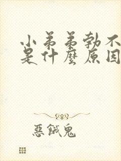 小弟弟勃不起来是什么原因封面