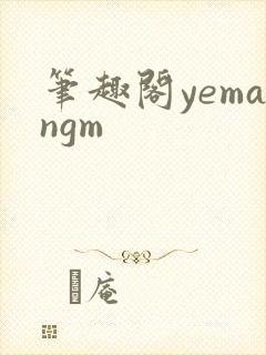 笔趣阁yemangm