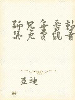 师兄年番动漫全集免费观看