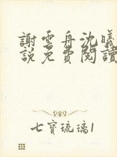 谢云舟沈曦薇小说免费阅读最新章节封面