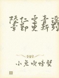 陆仁云青瑶最新章节更新列表