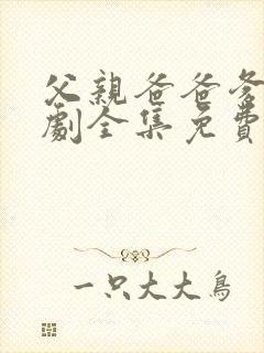 父亲爸爸爹电视剧全集免费观看高清