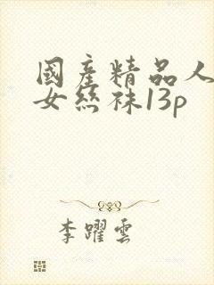 国产精品人妻熟女丝袜13p封面