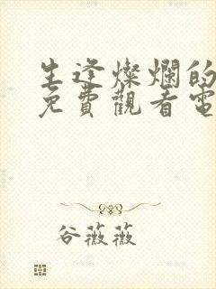 生逢灿烂的日子免费观看电视剧封面