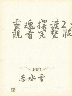 灵魂摆渡2免费观看完整版高清