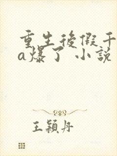 重生后假千金她a爆了 小说封面