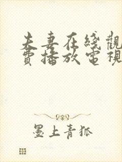 夫妻在线观看免费播放电视剧一