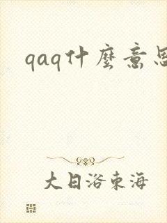 qaq什么意思