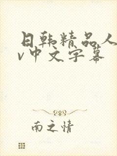 日韩精品人妻av中文字幕