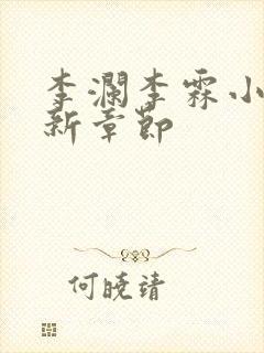 李澜李霖小说最新章节