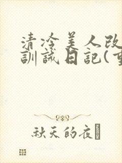 清冷美人改/造训诫日记(重口)作者:穆小刀封面