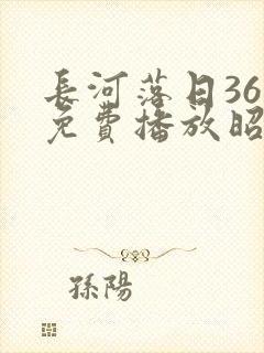 长河落日36集免费播放昭日