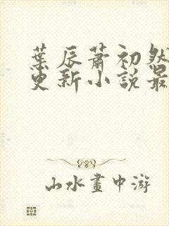 叶辰萧初然最快更新小说最新章节