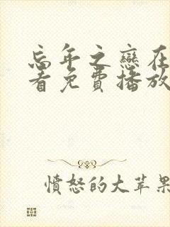 忘年之恋在线观看免费播放电视剧封面