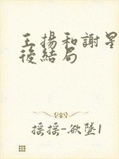 王扬和谢星涵最后结局