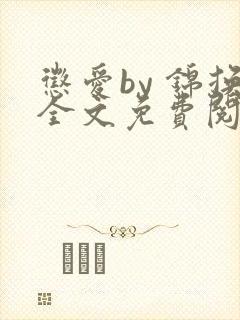 惩爱by 锦换全文免费阅读笔趣阁