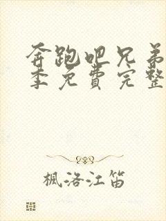 奔跑吧兄弟第七季免费完整版封面