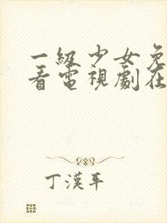 一级少女免费观看电视剧在线播放全集封面