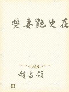 双妻艳史在线看封面