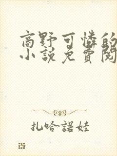 商野可怜的社畜小说免费阅读封面