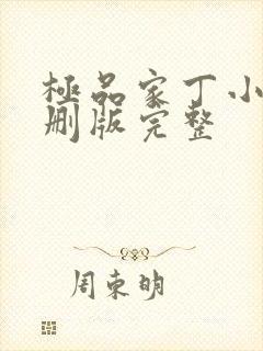 极品家丁小说未删版完整