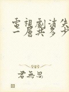 电视剧消失的十一层共多少集封面