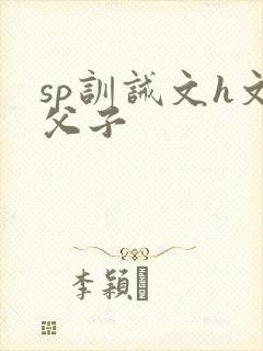sp训诫文h文父子