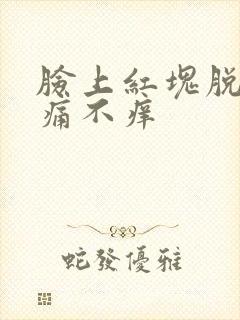 脸上红块脱皮不痛不痒封面