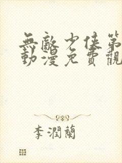 无敌少侠第三季动漫免费观看