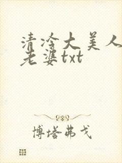清冷大美人是我老婆txt