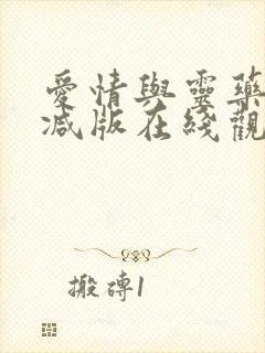 爱情与灵药未删减版在线观看电视剧