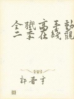 全职高手动漫第二季在线观看免费封面