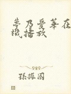 梦乃爱华在线手机播放