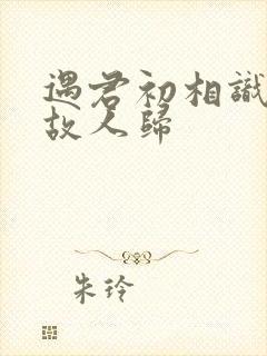 遇君初相识恰似故人归