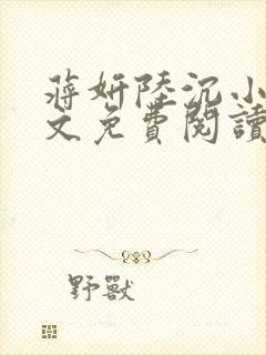 蒋妍陆沉小说全文免费阅读最新章节