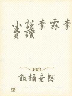 小说李霖李澜免费读