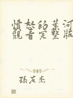 愤怒的叶河免费观看完整版在线全集